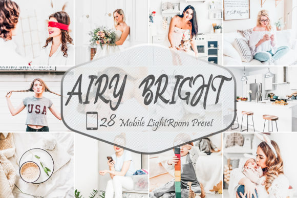 Download 28 Airy Bright Mobile Lightroom Presets - Bright Collection