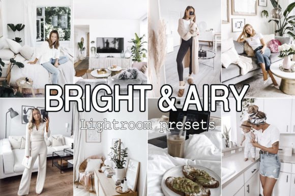 Download 14 Bright &amp; Airy Lightroom Presets - Bright Collection