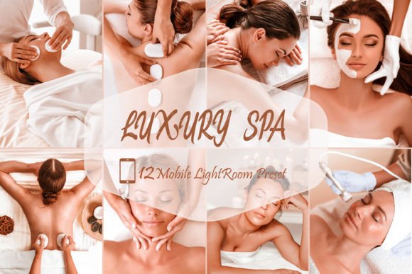 Download 12 Lightroom Mobile Presets, Luxury SPA - Lightroom mobile Collection